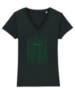 MATRIX Tricou mânecă scurtă guler V Damă Evoker