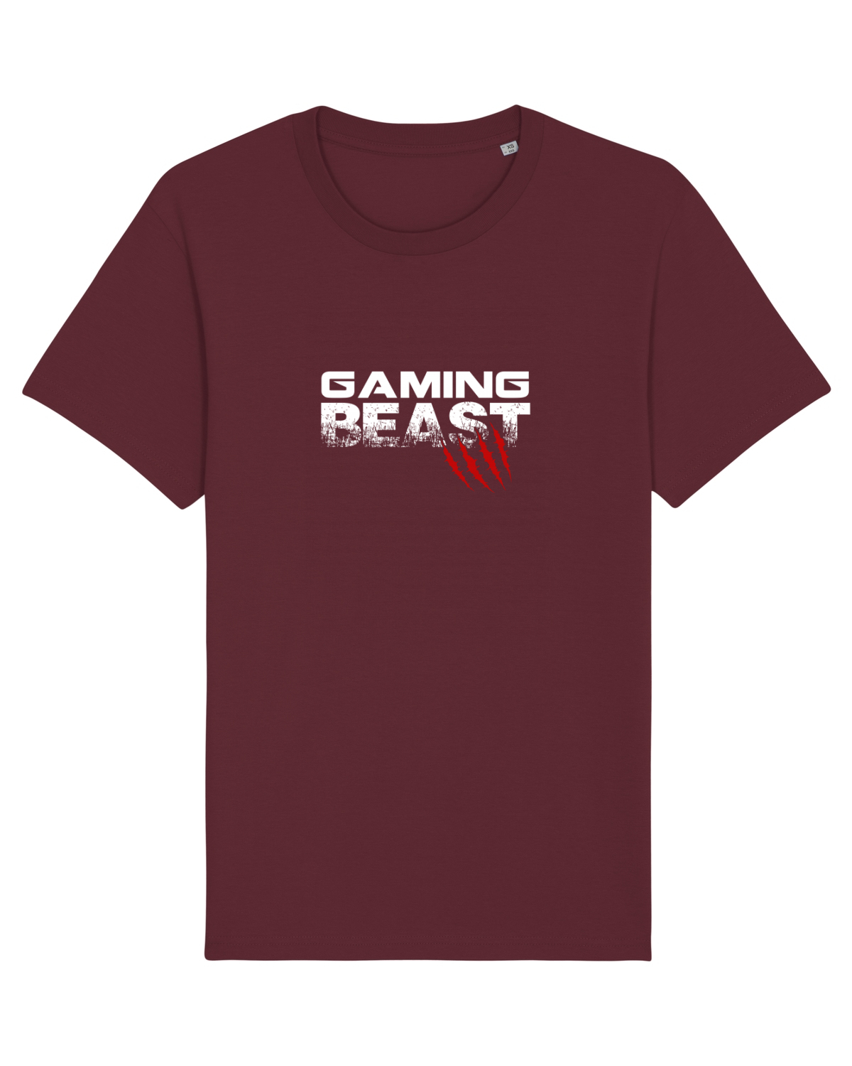 Tricou mânecă scurtă Unisex Rocker Burgundy
