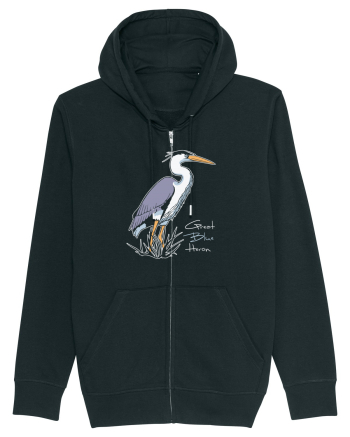 Blue Heron Black