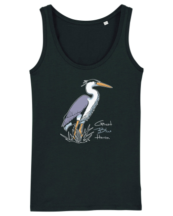 Blue Heron Black