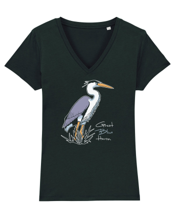 Blue Heron Black