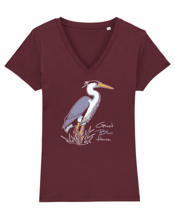 Blue Heron Burgundy