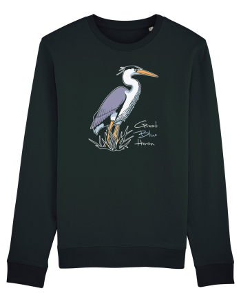 Blue Heron Black