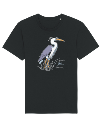 Blue Heron Black