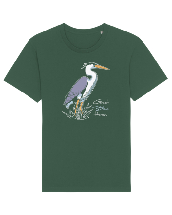 Blue Heron Bottle Green