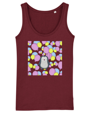 Pinguin Cu Baloane Burgundy