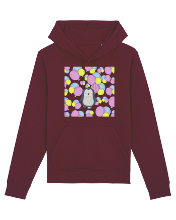 Pinguin Cu Baloane Burgundy