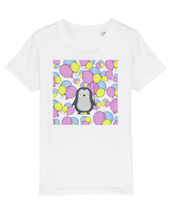 Pinguin Cu Baloane White