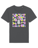 Pinguin Cu Baloane Tricou mânecă scurtă Unisex Rocker