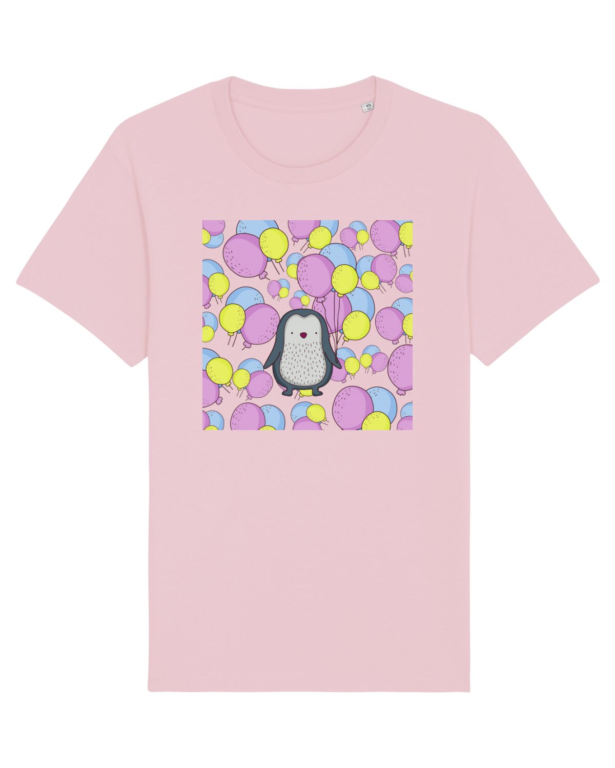 Tricou mânecă scurtă Unisex Rocker Cotton Pink