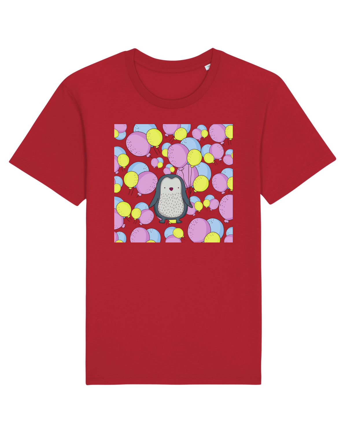 Tricou mânecă scurtă Unisex Rocker Red