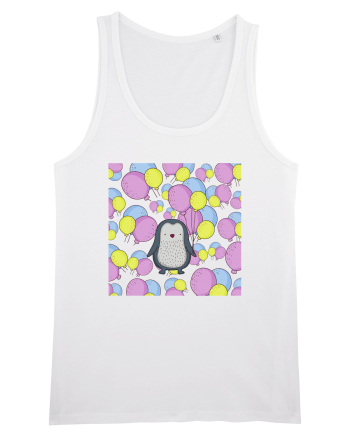 Pinguin Cu Baloane White