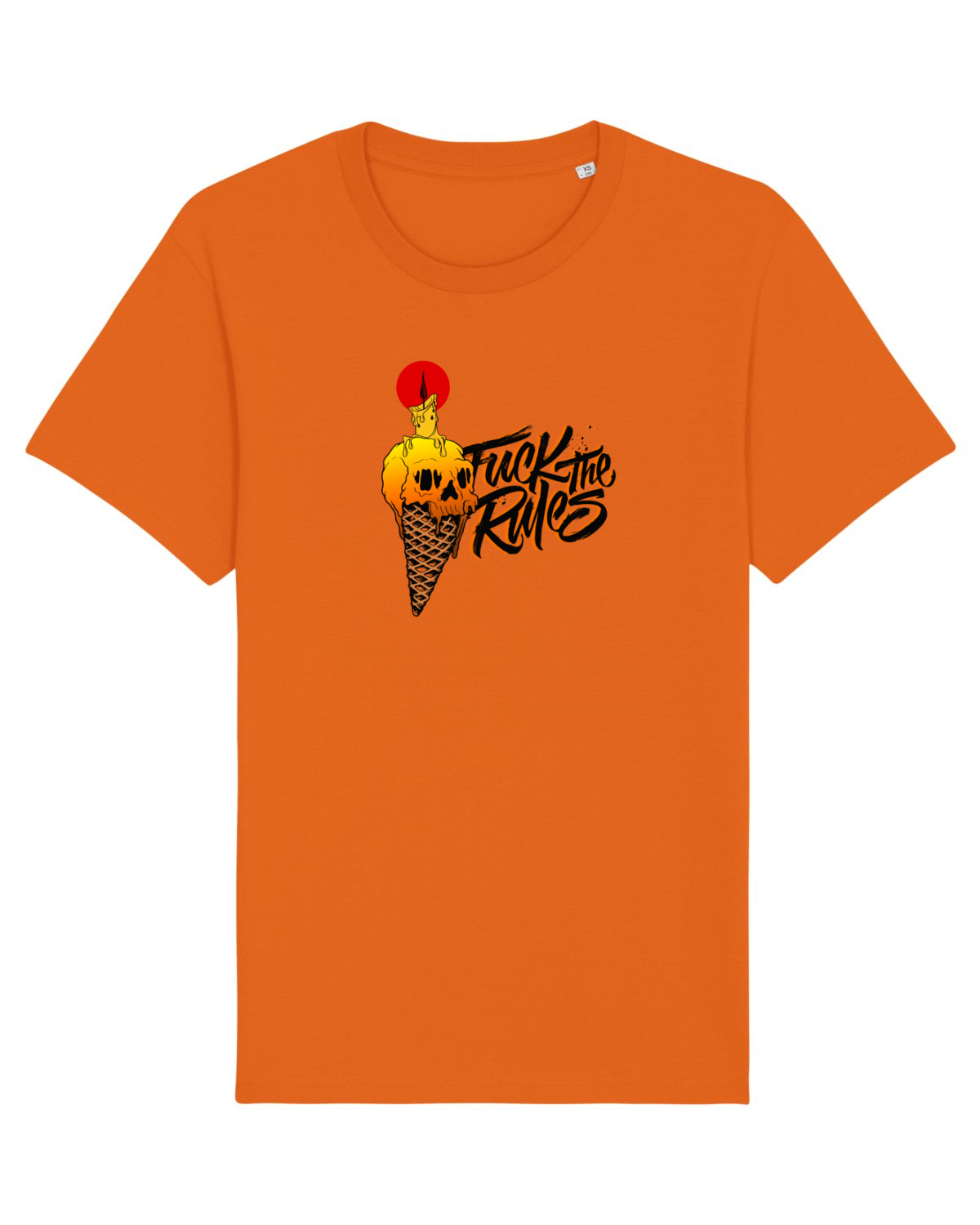 Tricou mânecă scurtă Unisex Rocker Bright Orange