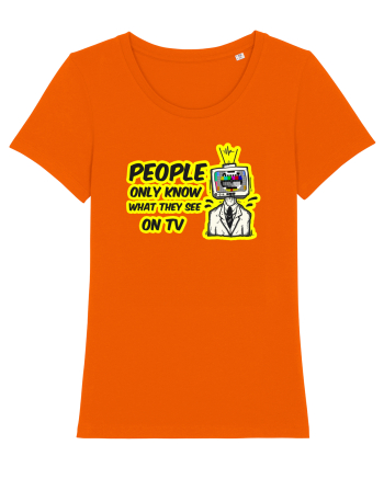 on TV Bright Orange
