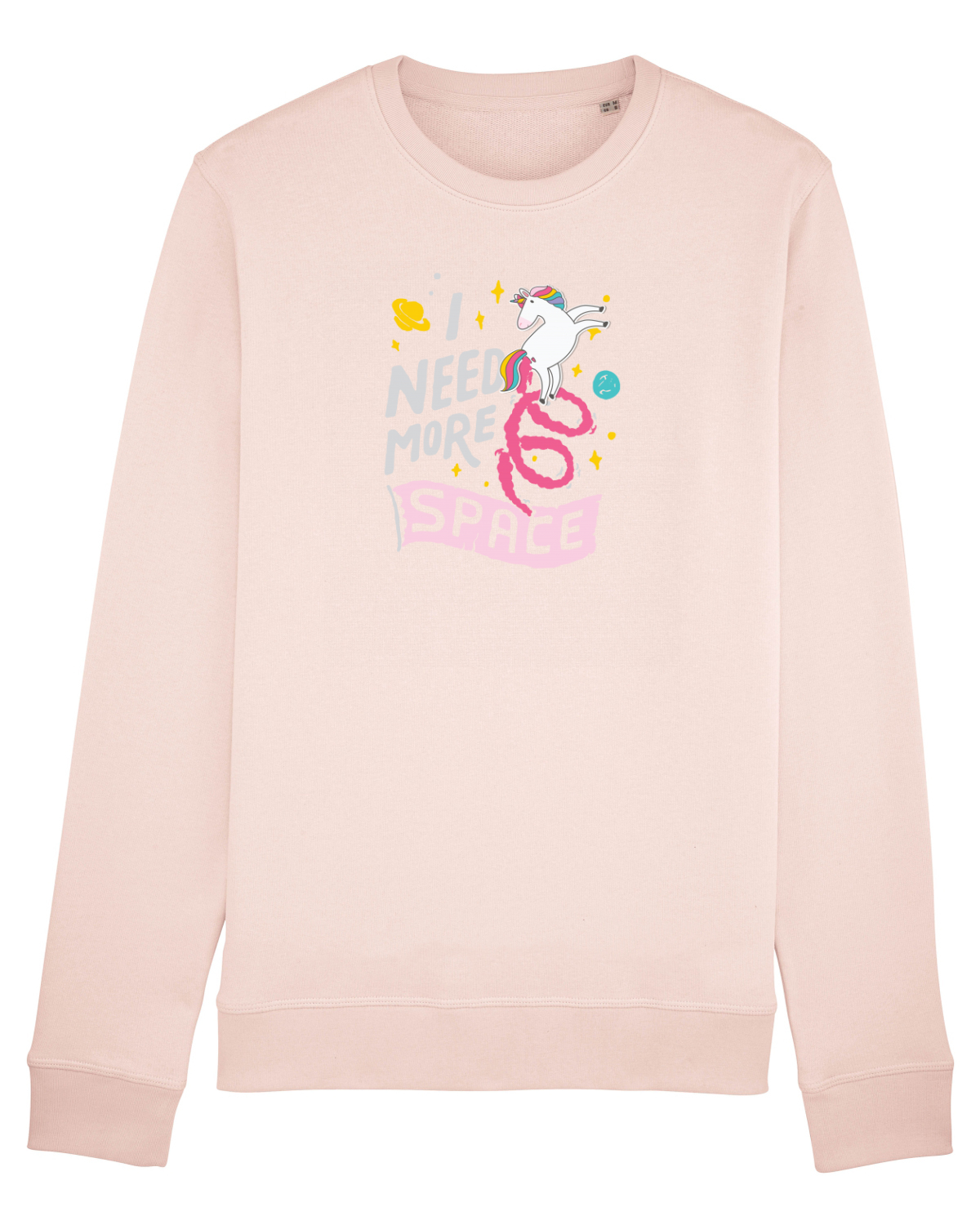 Bluză mânecă lungă Unisex Rise Candy Pink