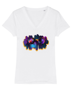 Ochelari Spatiali Tricou mânecă scurtă guler V Damă Evoker