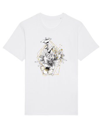 Floral Auriu White