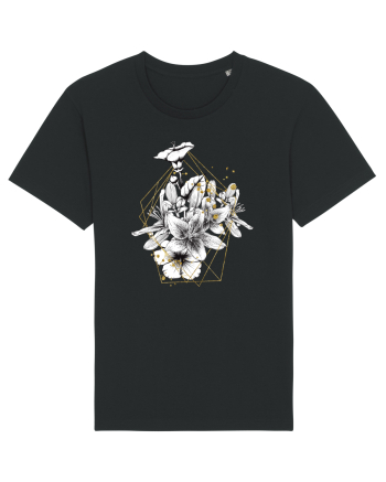 Floral Auriu Black