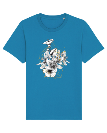 Floral Auriu Azur