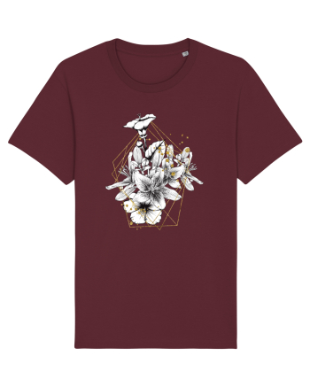 Floral Auriu Burgundy