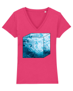 Cub Oceanic Tricou mânecă scurtă guler V Damă Evoker