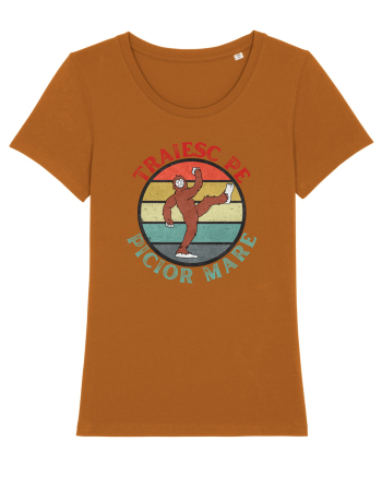 Funny Bigfoot Roasted Orange