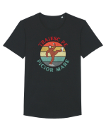 Funny Bigfoot Tricou mânecă scurtă guler larg Bărbat Skater