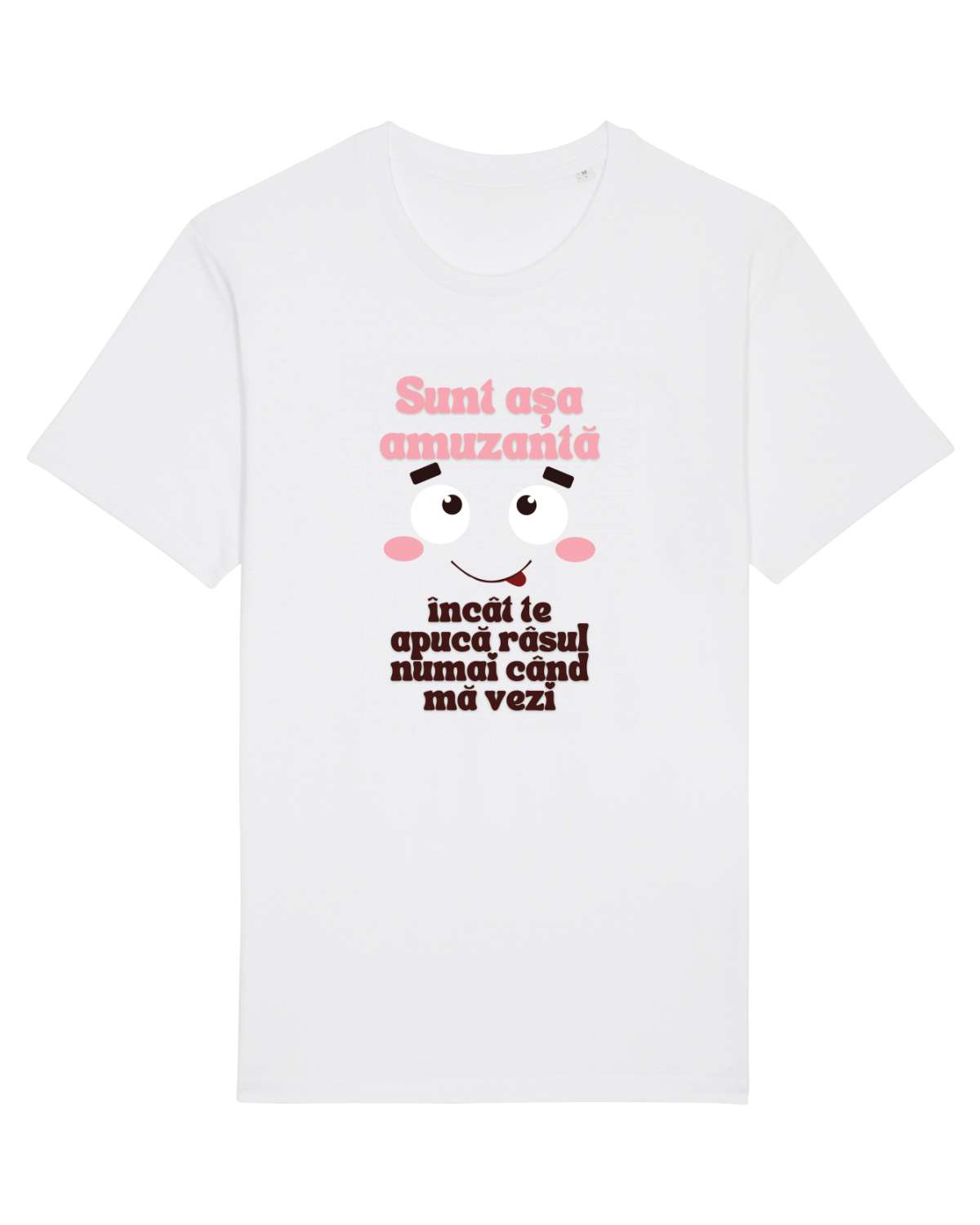 Tricou mânecă scurtă Unisex Rocker White