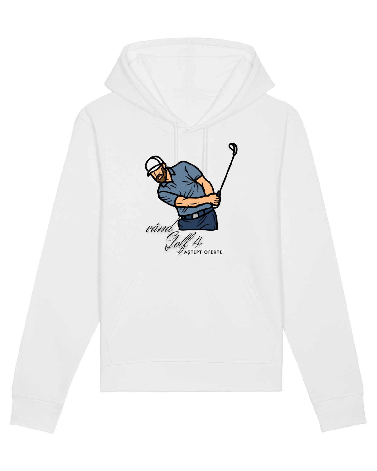 Hanorac Unisex Drummer White