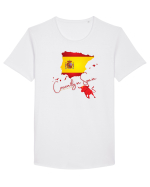 Currently in Spain Tricou mânecă scurtă guler larg Bărbat Skater