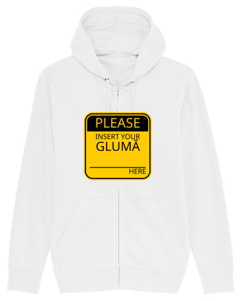 Please intert your glumă - sign White