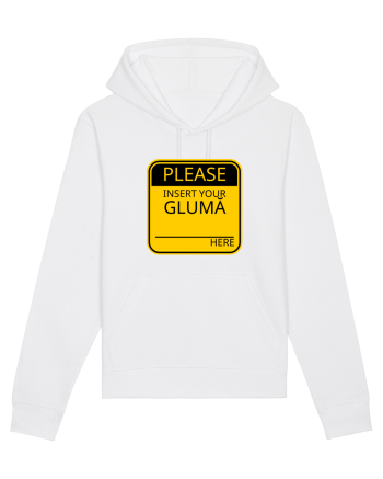 Please intert your glumă - sign White