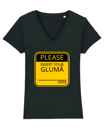 Please intert your glumă - sign Black