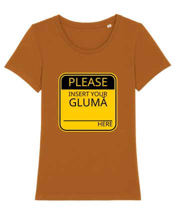 Please intert your glumă - sign Roasted Orange