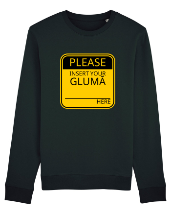 Please intert your glumă - sign Black