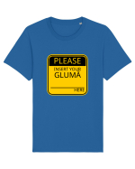 Please intert your glumă - sign Tricou mânecă scurtă Unisex Rocker