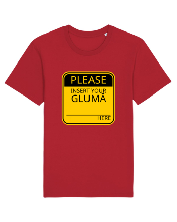 Please intert your glumă - sign Red