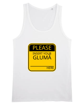 Please intert your glumă - sign White