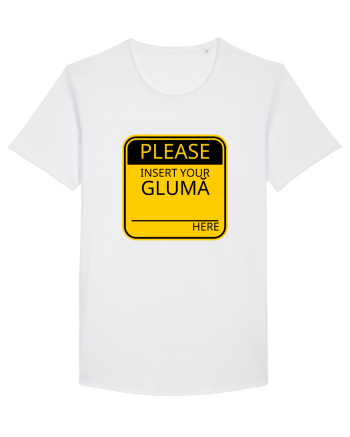 Please intert your glumă - sign White