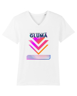 Please, insert your GLUMA here: Tricou mânecă scurtă guler V Bărbat Presenter