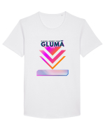 Please, insert your GLUMA here: Tricou mânecă scurtă guler larg Bărbat Skater