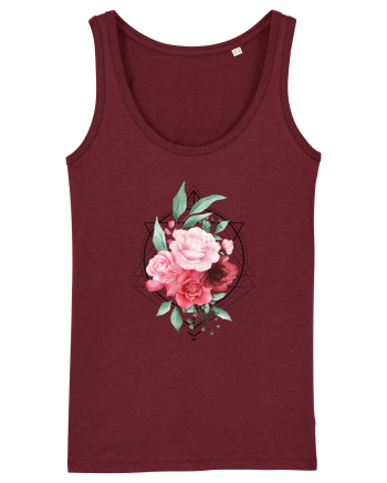 Floral Trandafiri Burgundy