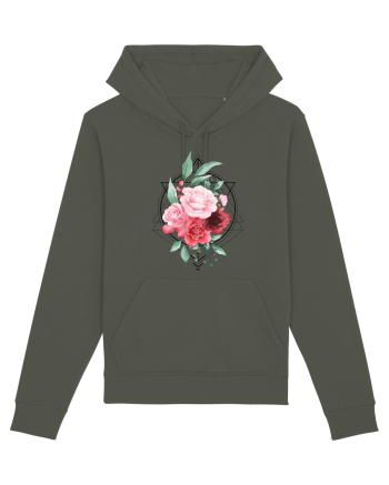 Floral Trandafiri Khaki