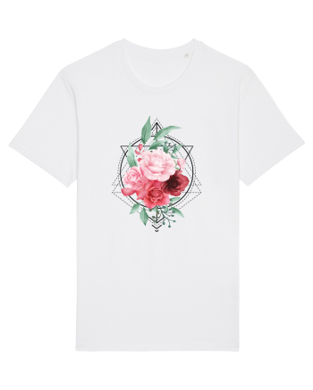 Floral Trandafiri White