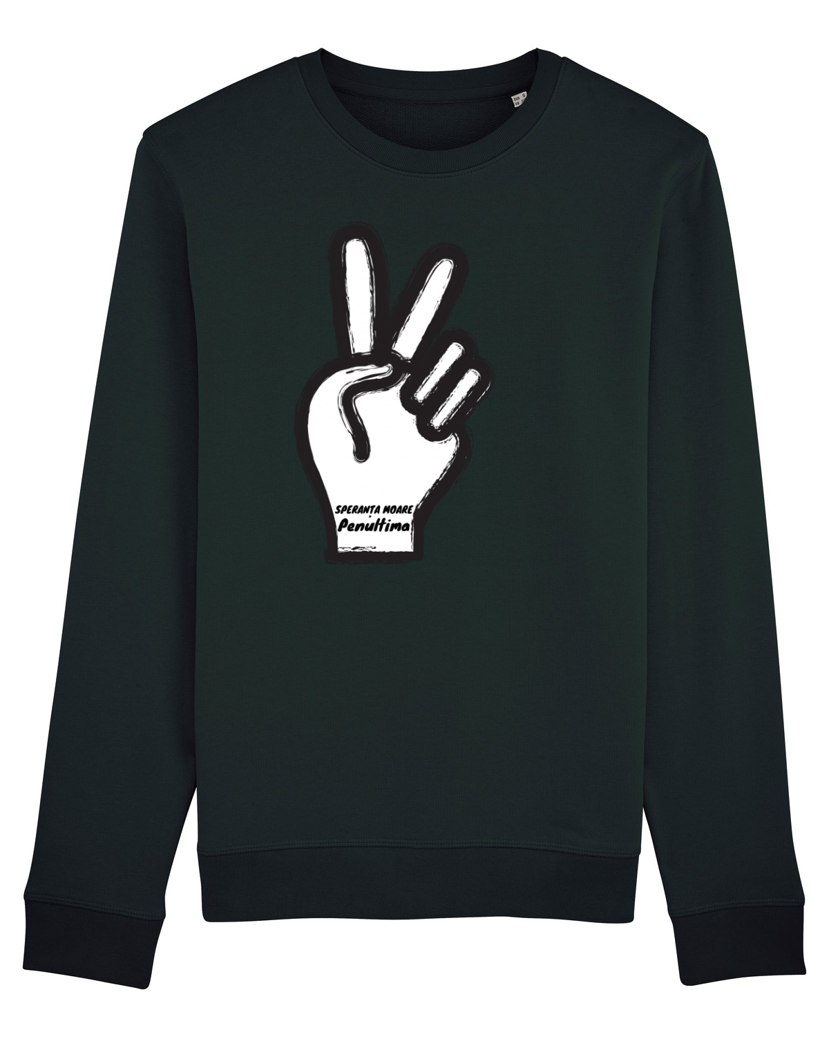 Bluză mânecă lungă Unisex Rise Black