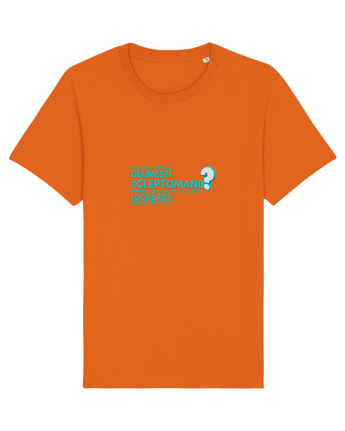 Tricou mânecă scurtă Unisex Rocker Bright Orange
