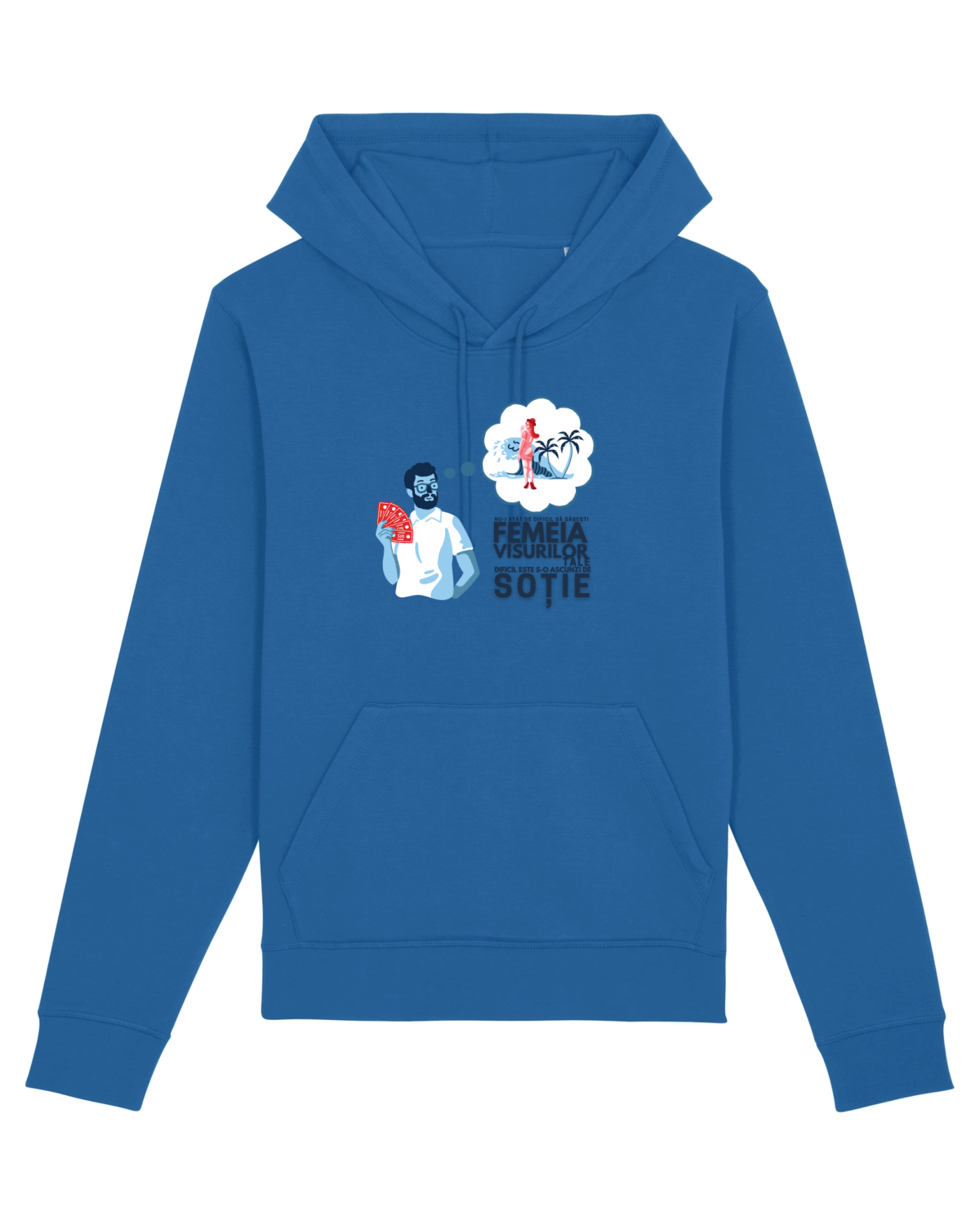 Hanorac Unisex Drummer Royal Blue