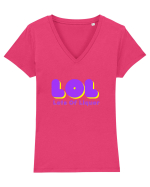 LOL Tricou mânecă scurtă guler V Damă Evoker