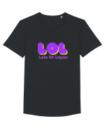 LOL Tricou mânecă scurtă guler larg Bărbat Skater