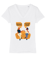 Meseria visurilor Tricou mânecă scurtă guler V Damă Evoker